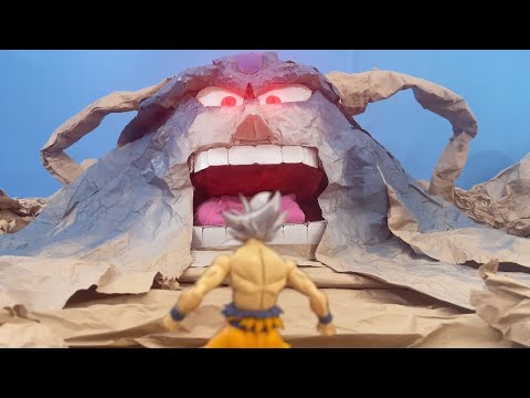 Dragon Ball Super: The Galactic Patrol Goku VS Angel Moro [Stop Motion - Animation]