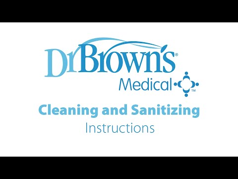 *HOSPITAL* Dr Brown’s Medical: Cleaning and Sanitizing Baby Bottle Instructions Hospital Environment