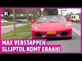 Zien! Slijptol neemt eerste rijles in Ferrari!