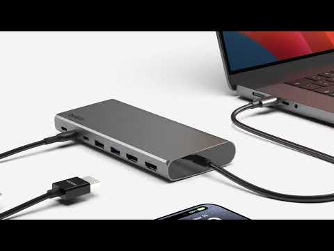 Belkin Connect Universal USB-C 8-in-1 Dual Display Core Hub - INC015 (English Version)