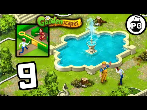 Fountain Finally Repaired- FULL Day In Fast Progress 🌼 Gardenscapes - Gameplay Walkthrough |Part 9|