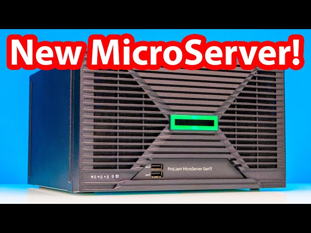 Vídeo relacionado con Hewlett Packard Enterprise ProLiant MicroServer Gen11 Tower Server, procesador Intel Xeon E-2434. Memoria de 32 GB, almacenamiento HDD de 4 TB, fuente de alimentación externa de 180 W (HPE Smart