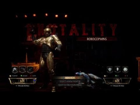 Mortal kombat 11 robo cop brutality tutorial:  that one time
