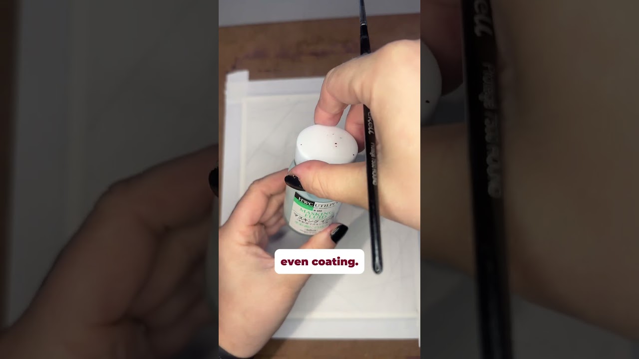 How To Protect Your Brushes From Masking Fluid - Mallory Hart - Trekell Art Supplies