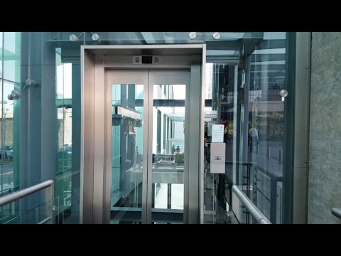 Amazing Full Glass Schindler MRL Elevator at Sun Plaza Parking Deck