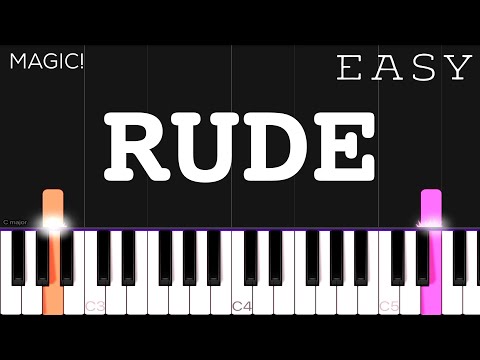 MAGIC! - Rude | EASY Piano Tutorial