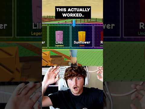 Caylus Gets The Rainbow Sunflower In Grow a Garden..