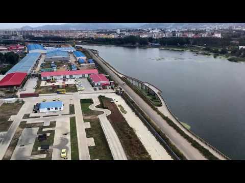 Aproximação e pouso em Qingdao Liuting China