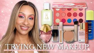 Full Face New Makeup Lunar Beauty Strawberry Dream 🍓 Freck Beauty Freckles | Glam but Natural Skin