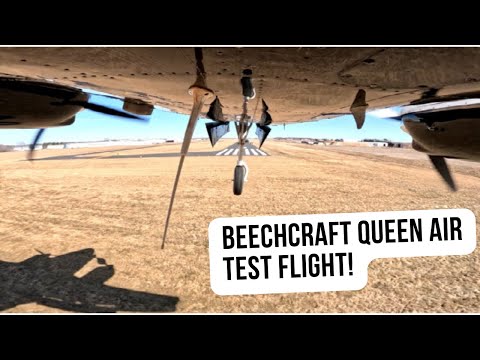 Beechcraft B-65 Queen Air Test Flight