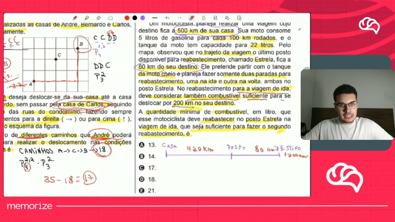 Resolução em Vídeo — Questão 160 ENEM 2020