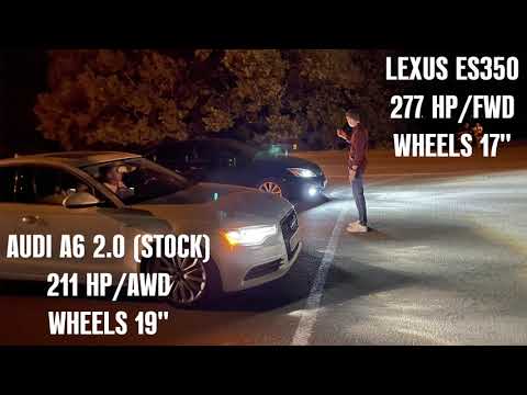 AUDI A6 C7 2.0 QUATTRO VS LEXUS ES350