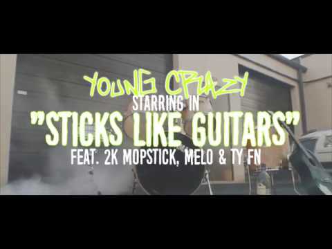 Young Crazy - Stick Like Guitars ft. 2k Mopstick, Melo & Ty FN | Shot By @TheOfficialTreP