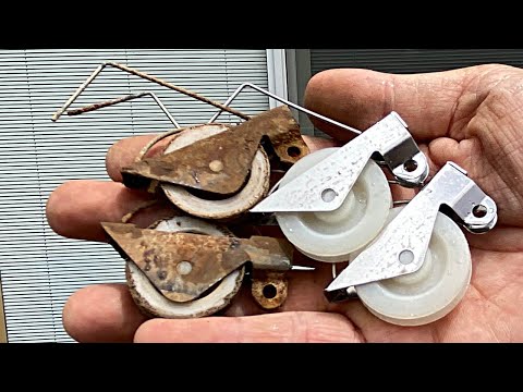 How to Replace Sliding Screen Door Rollers w/ a Screwdriver