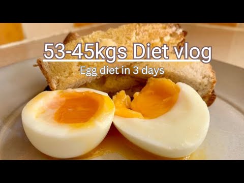 I lost 2.3kgs🔥  EGG DIET in 3 days! |How I lose Belly Fat Fast!? *see results! | Diet vlog