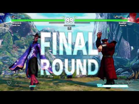 Street Fighter V  High Level Ranked Matches Uranium (F.A.N.G) Vs. Gagapa (Bison)