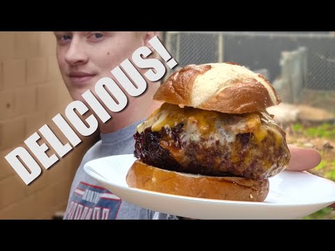 THE BEST MAPLE BACON BURGERS YOU CAN SMOKE! (or grill)