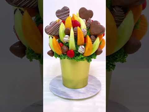 Lovely Hearts Fruit Bouquet 😍❤️✨