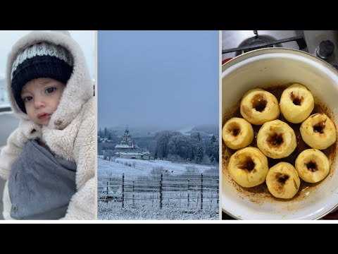 VLOG | First snow at the cottage on the hill & village life in Romania 🇷🇴