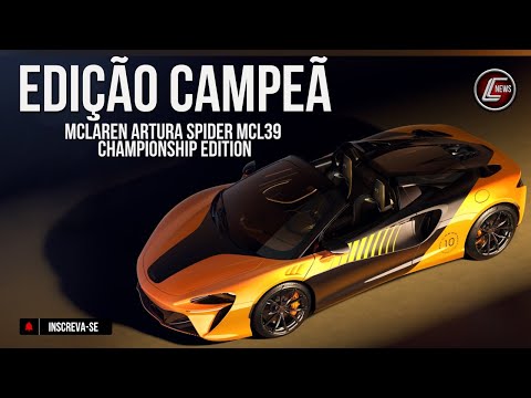 McLaren Artura Spider 2026: homenagem histórica aos títulos da F1