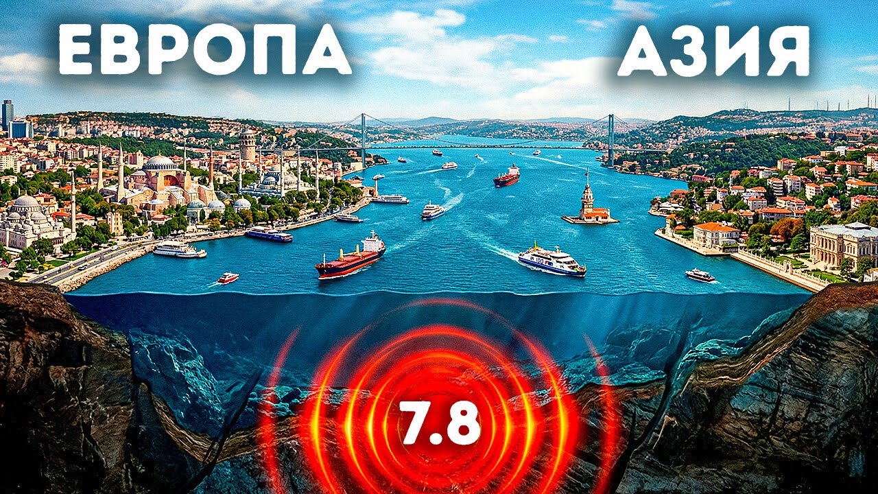 Морское дно между Европой и Азией трескается - приближаются крупные землетр?