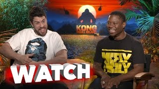 Kong Skull Island: Jason Mitchel and Toby Kebbell Exclusive Movie Interview | ScreenSlam video