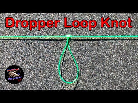 How to Tie a Dropper Loop Knot | How to Put a Hook on a Dropper Loop