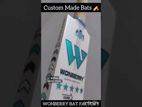Wonberry English Willow Cricket Bats Custom Made Rdy to Play #cricketbats #cricket #championstrophy