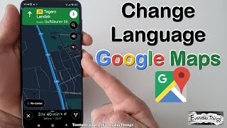 How to Change Language on Google Maps App