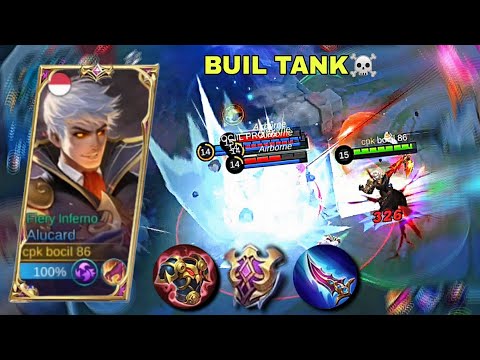 TIPS & TRIK ALUCARD BUILD SEMI TANK!!! TERNYATA ENAK BANGET SUSAH MOKAD – PLAYER SOLO BY DANZMK