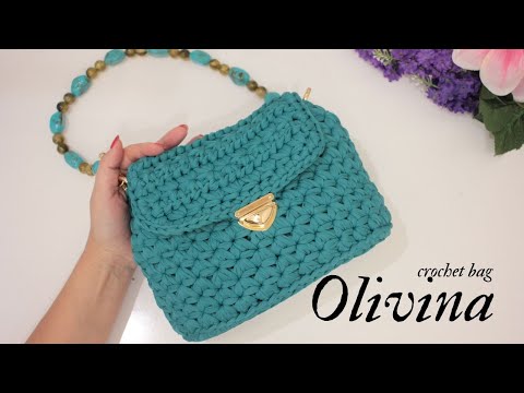 Tutorial bolso a ganchillo Olivina en trapillo lycra