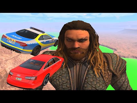Crazy Vehicle High Speed Jumps Over AQUAMAN In Green Slime River - BeamNG.drive High Speed Jumps