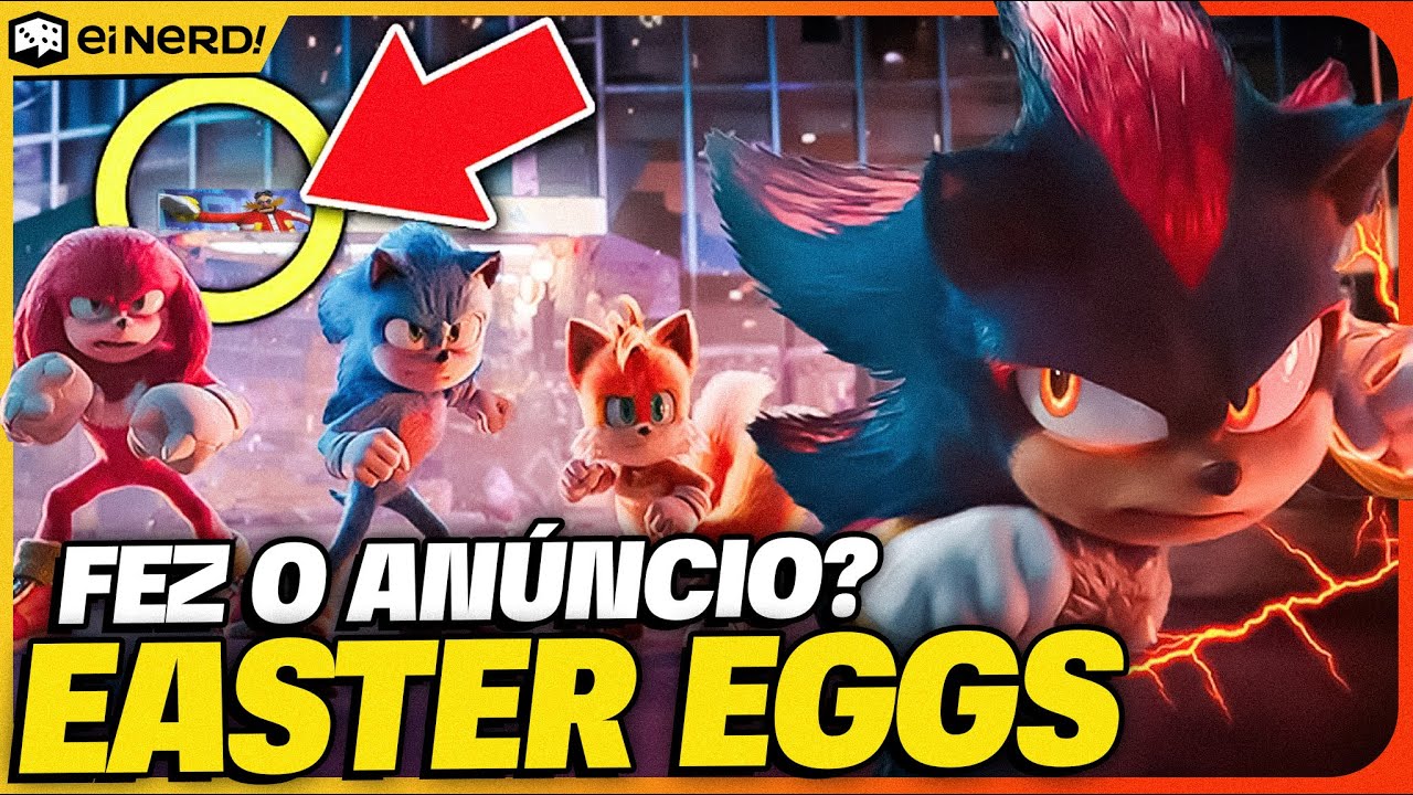 EGGMAN FEZ O ANÚNCIO!? AS PRINCIPAIS REFERÊNCIAS NO TRAILER DE SONIC 3