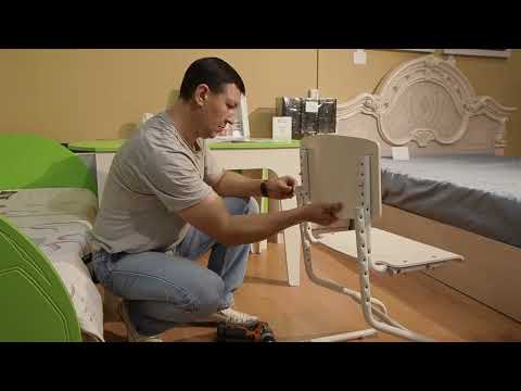 Регулируемый детский стул СУТ.01 Пластик (рост от 130 см), Аквамарин в Сургуте - видео 4