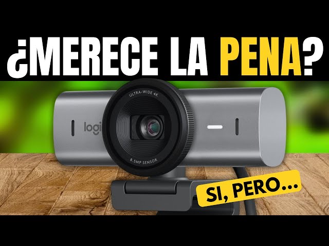 Vídeo relacionado con Logitech MX Brio Ultra HD 4K para Colaboración y Streaming Cámara Web, 1080p a 60 FPS, Dos Micrófonos Reductores de Ruido, USB-C, Tapa, Compatible con Microsoft Teams, Zoom, Google Meet, Pale Grey