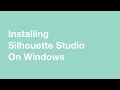 Installing Silhouette Studio On Windows