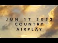 Billboard Top 60 Country Airplay June 17 2023