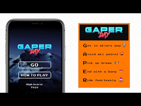 Gaper Day - Ski Crash Arcade [game demo] Epic Skiing Fails