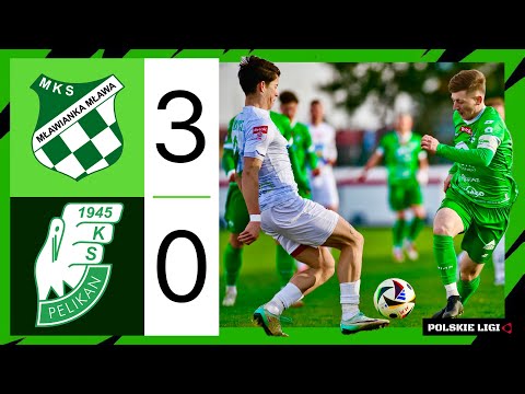 3 LIGA: MŁAWIANKA MŁAWA - PELIKAN ŁOWICZ  skrót meczu