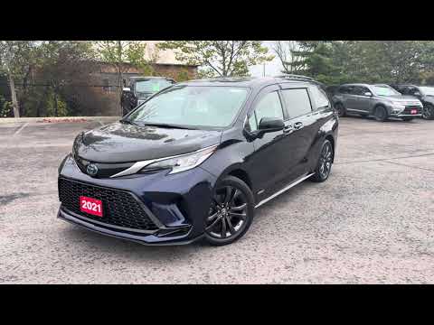 2021 Toyota Sienna XSE 7-Passenger FWD in Blue for sale at Stouffville Toyota in Whitchurch-Stouffville, ON
