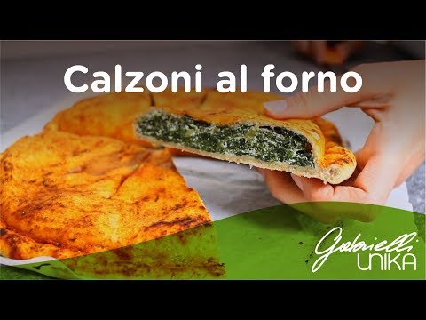 Calzoni al forno con ricotta e spinaci