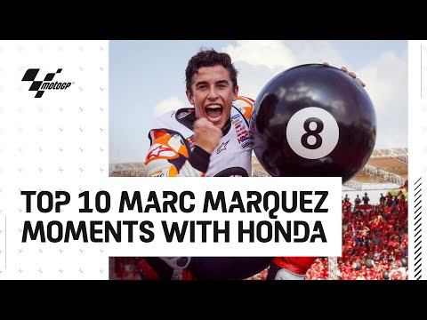 Top 10 Marc Marquez Moments with Honda | #MotoGP