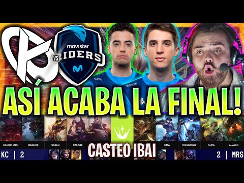 ASI ACABA LA FINAL DEL EMEA MASTERS! 😱 *MUY ÉPICO* | KC vs MRS Game 5 FINAL EMEA MASTERS 2023 LVP
