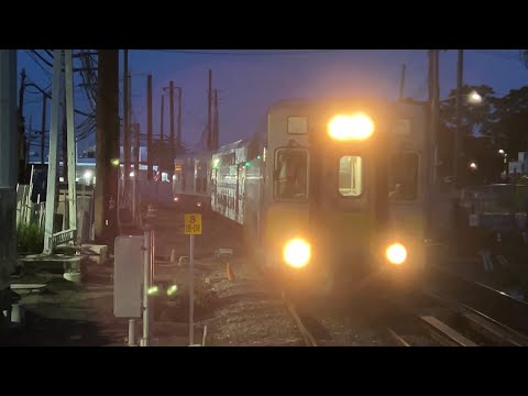 RARE: LIRR 2 car passenger train on the Oyster Bay branch featuring 2 cab cars