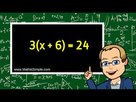 Simplifying Equations using Distributive Property | Expressions & Equations | Grade 6