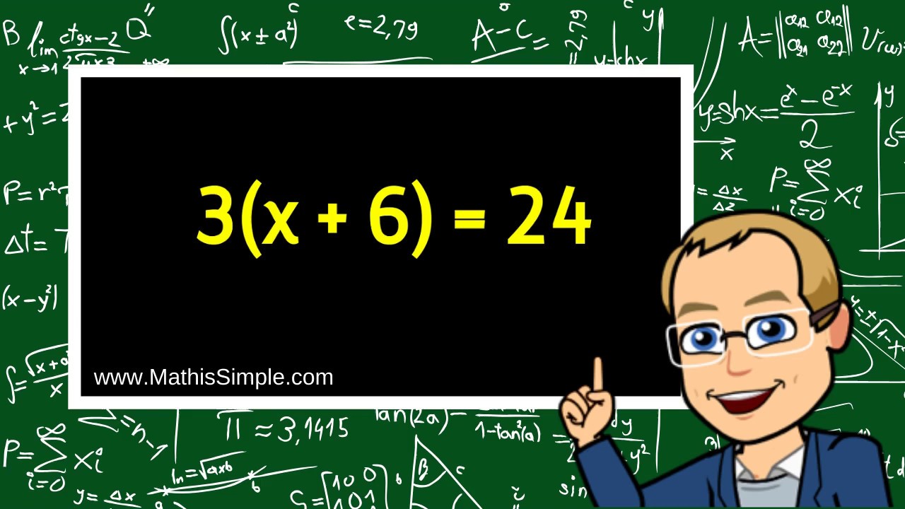 Simplifying Equations using Distributive Property | Expressions & Equations | Grade 6
