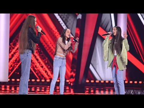 "Testosteron"-KAYAH | Nikola Struk, Emilia Franica, Maja Golańska | Bitwy | The Voice Kids 6