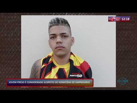 Jovem preso eÌ considerado suspeito de homiciÌdio de empresaÌrio 20 07