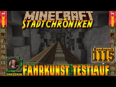 Minecraft #1115 -Stadtchroniken- Fahrkunst Testlauf [HD+Deutsch]