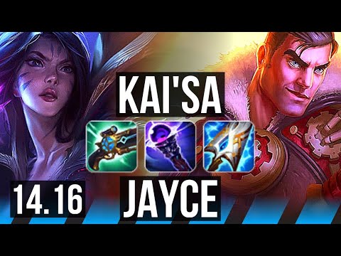 KAI'SA vs JAYCE (MID) | Legendary, Rank 9 Kai'Sa, 15/3/5 | NA Challenger | 14.16
